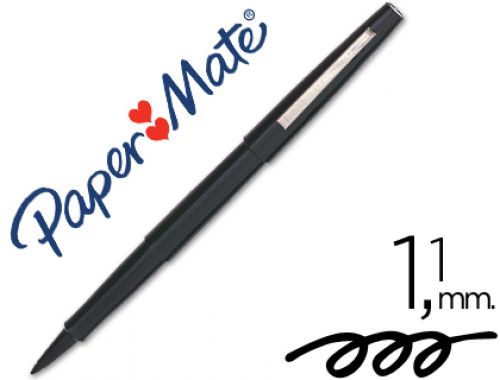 Marcador paper mate flair nylon 3101-1 preto , Papermate , 7480 , 8008285095126